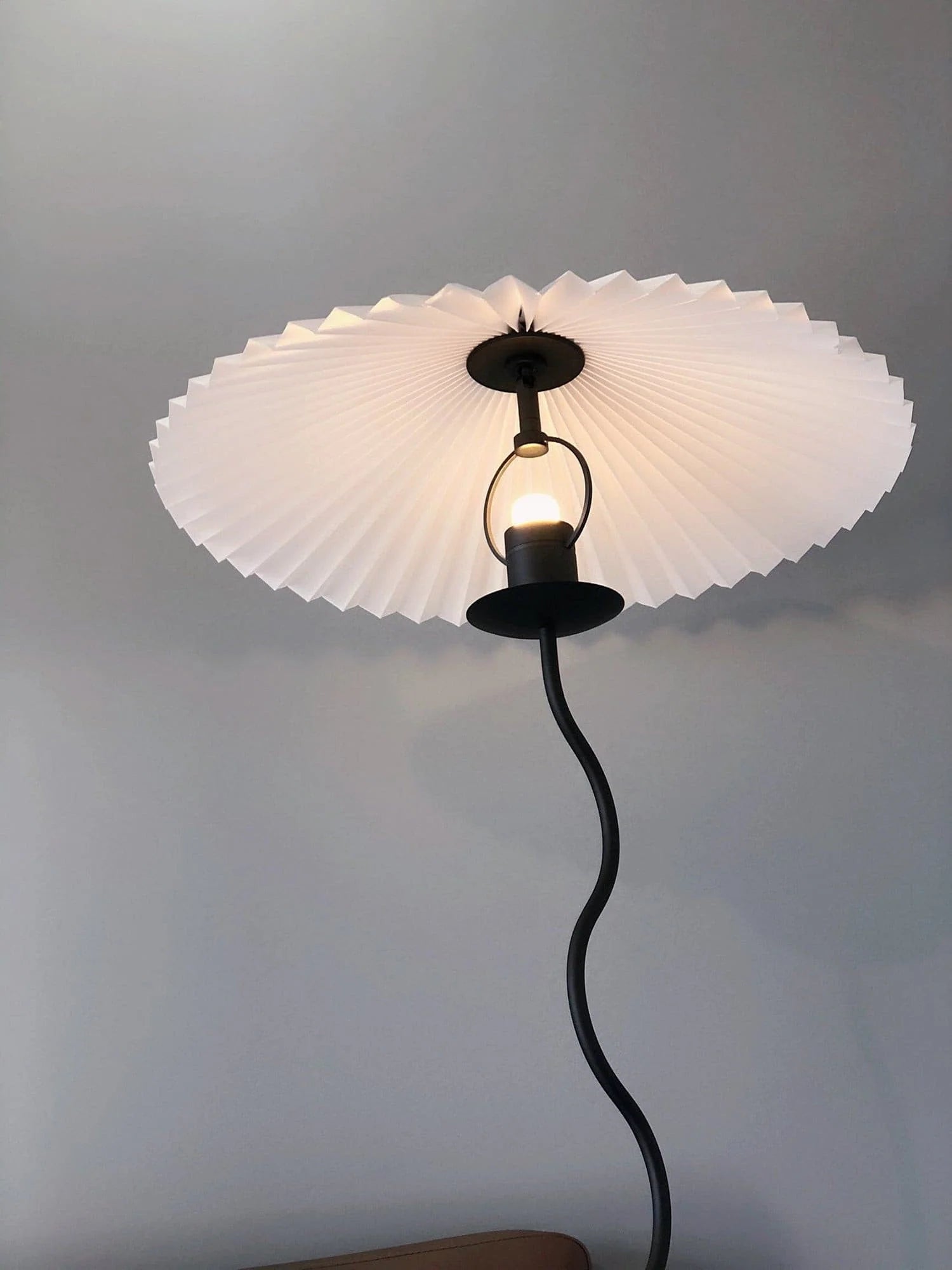 Wiggly Pleated Floor Lamp