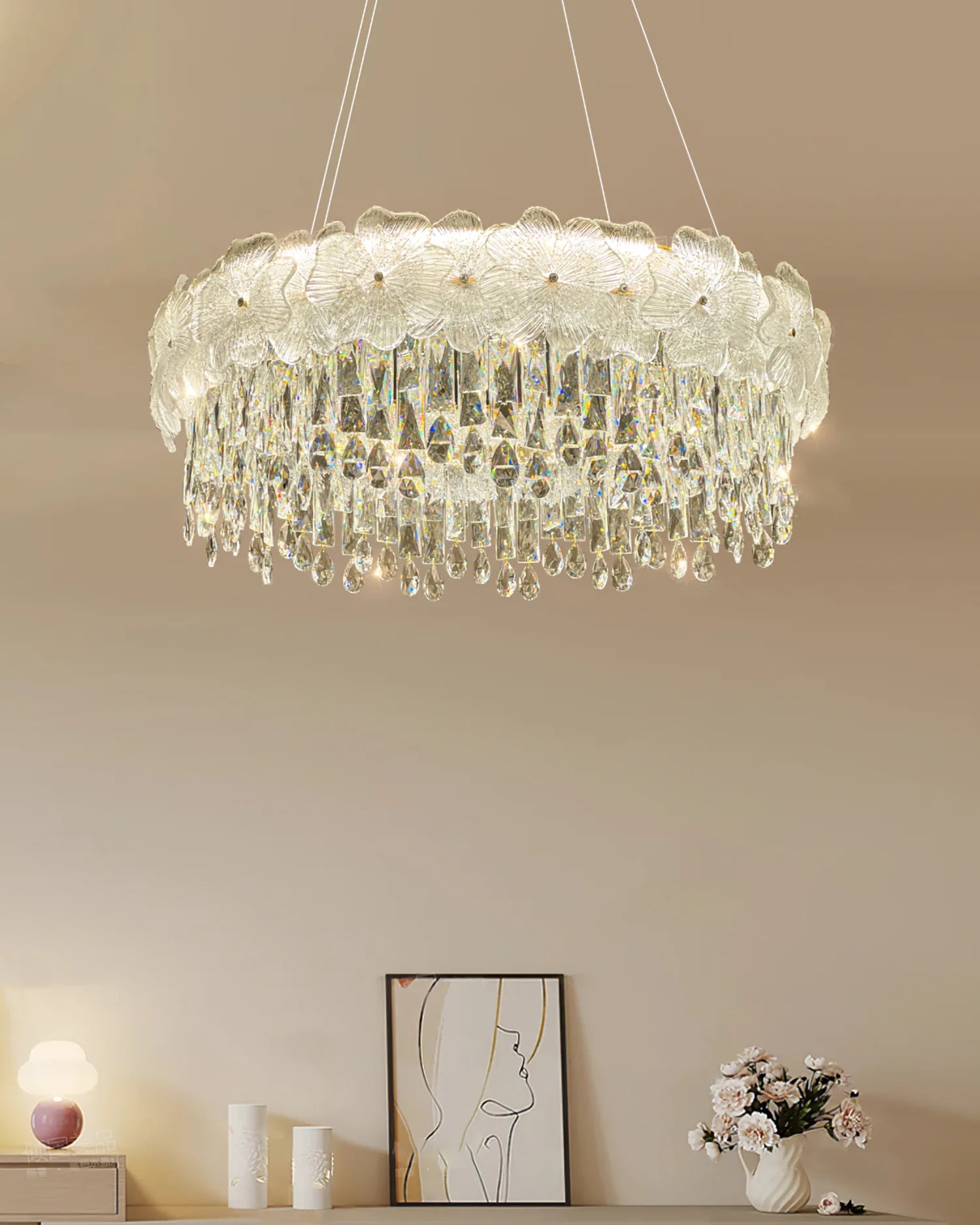 Atlas Crystal Chandelier