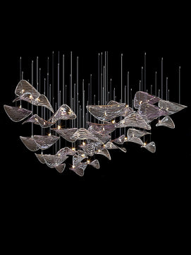 Floating Leaf Chandelier