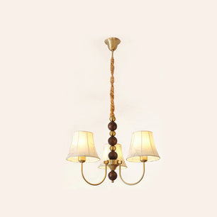 Orchid Fabric Chandelier