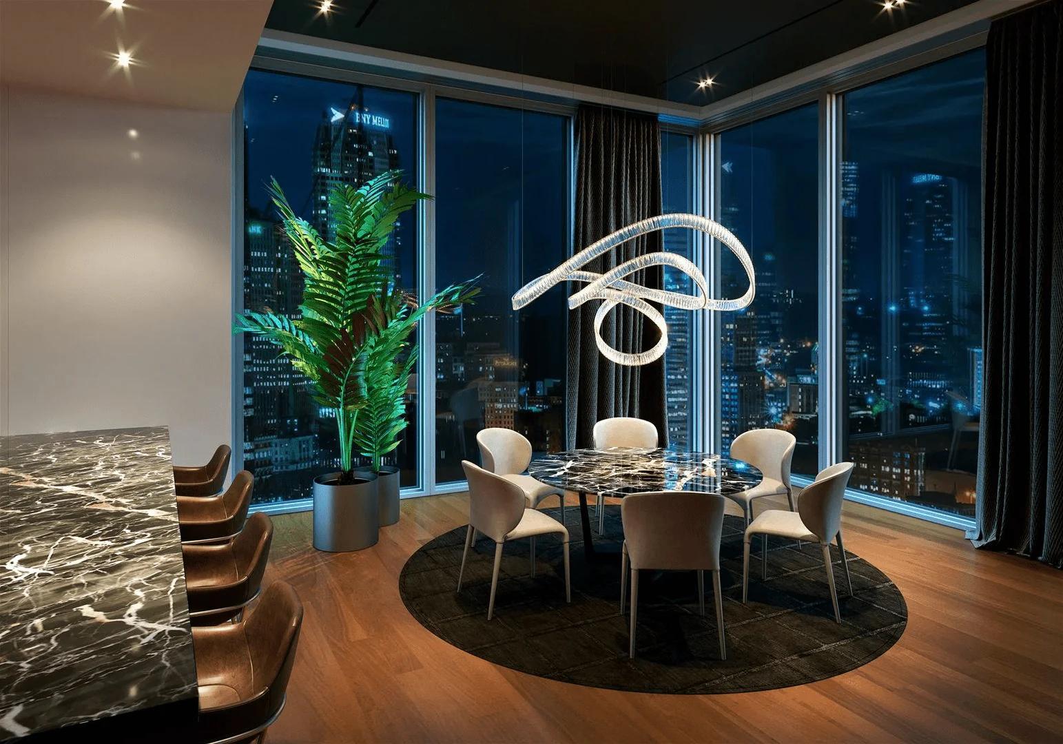 Spiral Customized Chandelier