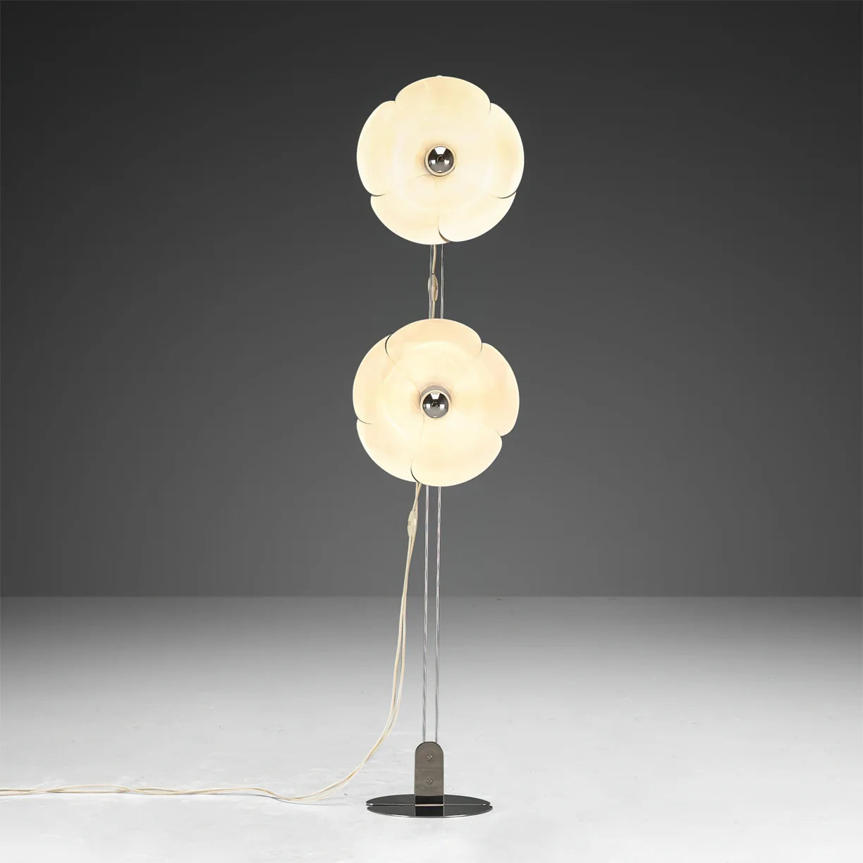 Flower Silver Floor Lamp