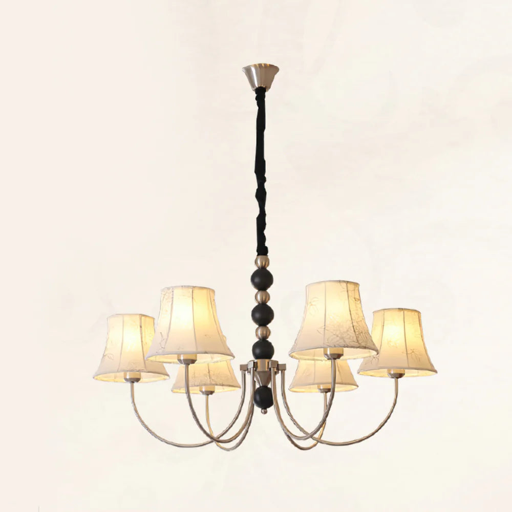 Orchid Fabric Chandelier