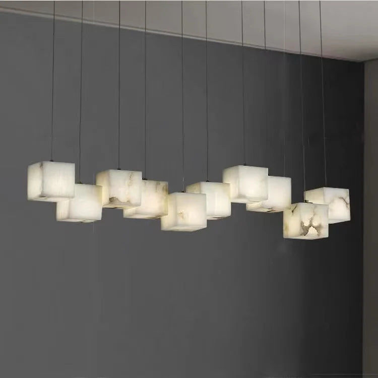 Marble Box Chandelier