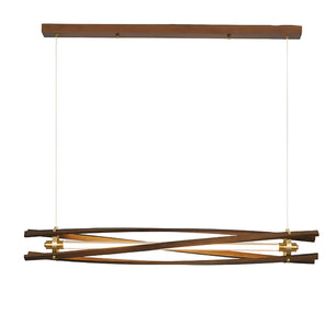 Axis Wood Chandelier