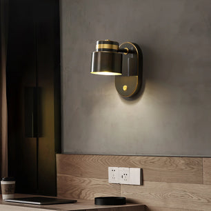 Brass Cylinder Wall Lamp