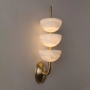 Faux Alabaster Wall Sconce