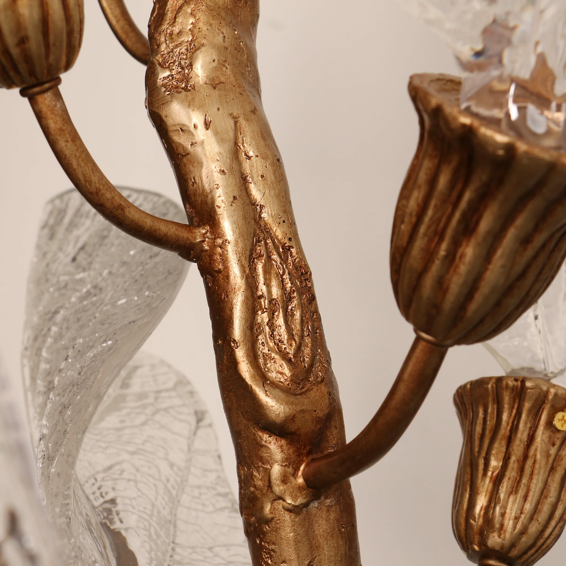 Bronze Branch Chandelier