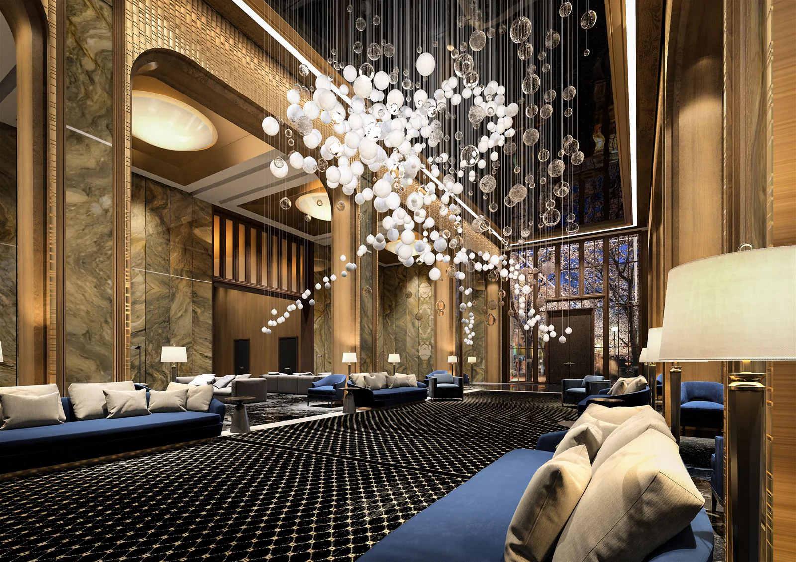 Bubble Cluster Bespoken Chandelier