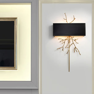 Brass Branch Wall Lamp