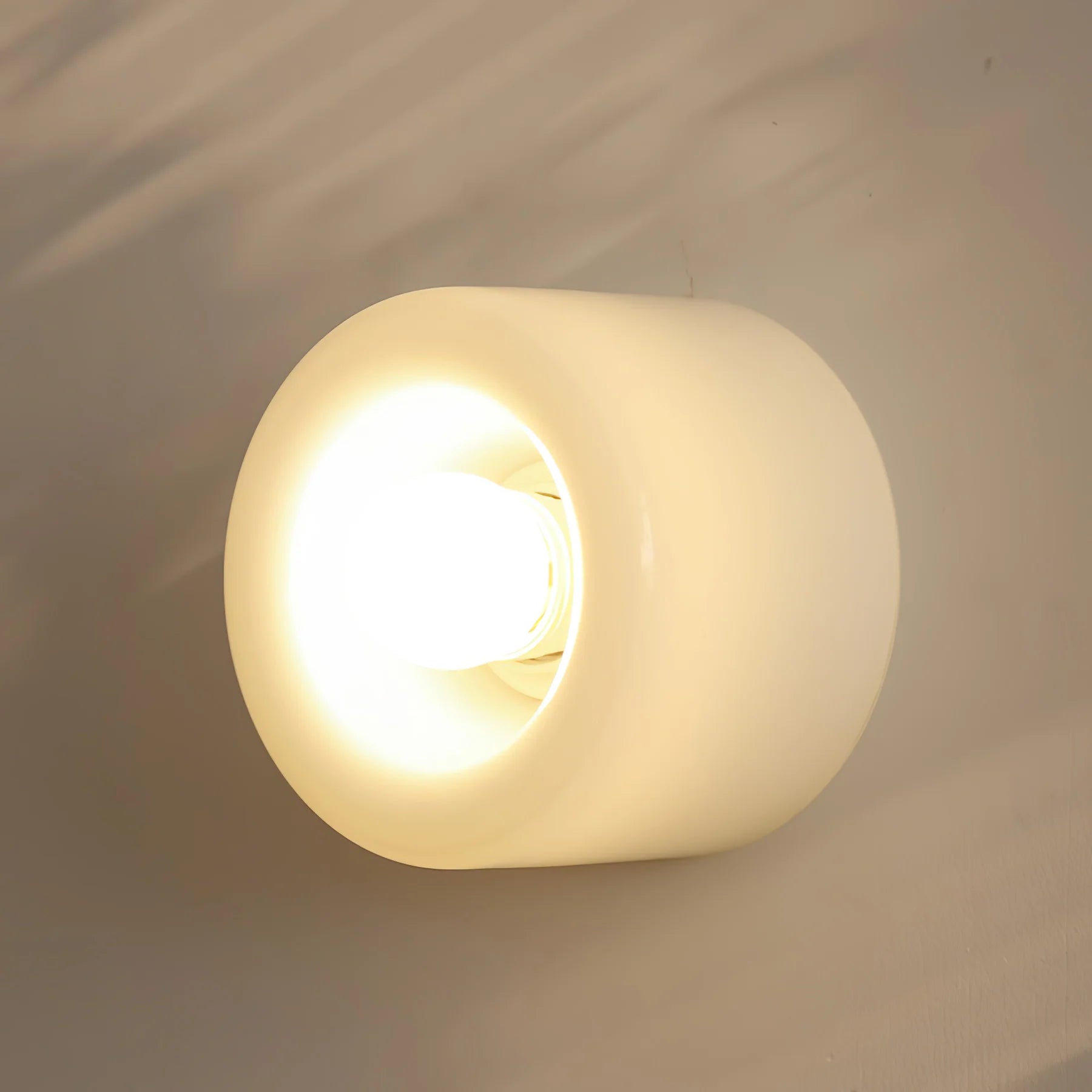 Round Glass Wall Lamp