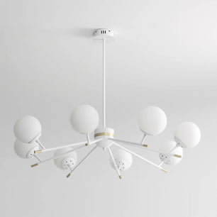 Spherical Beam Chandelier