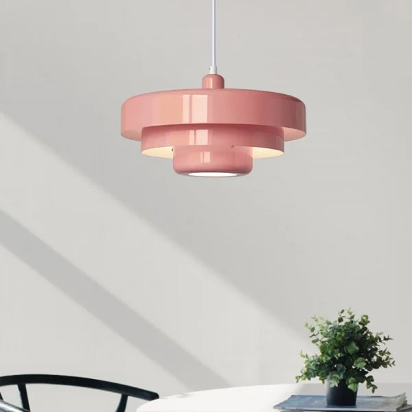 Triple Layer Disc Macaron Cake Pendant Lamp S103