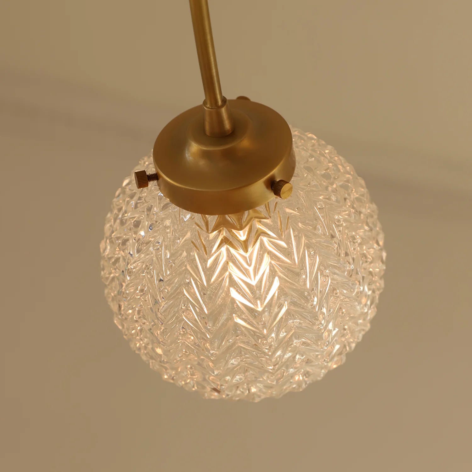 Retro Glass Ceiling Lamp