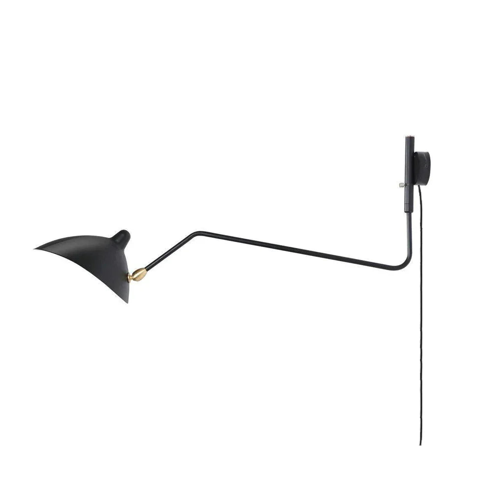 Serge Mouille Plug In Wall Lamp