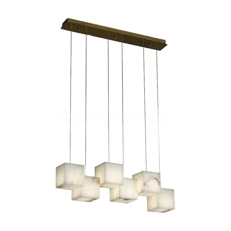 Marble Box Chandelier