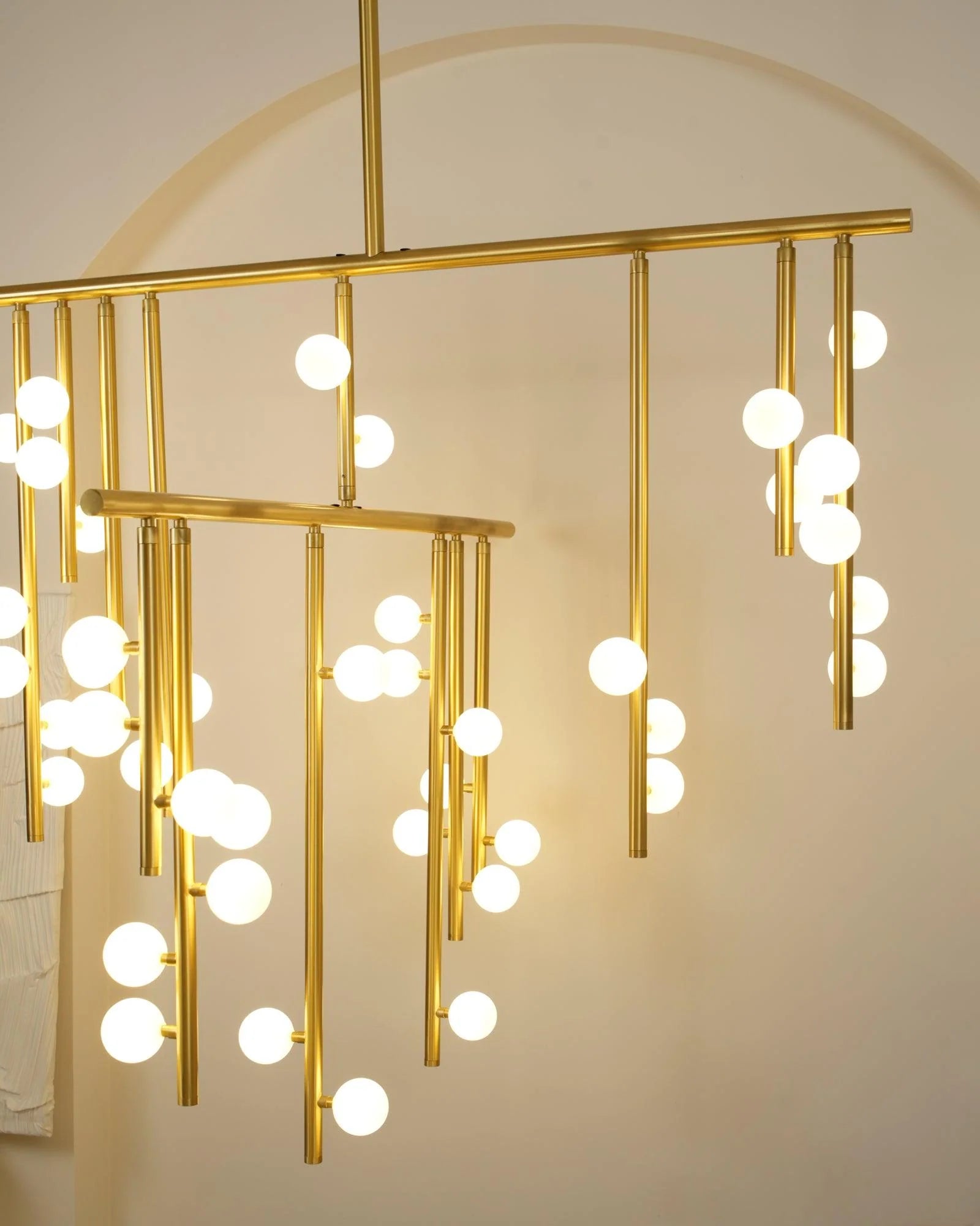 Luminous Cascade Chandelier