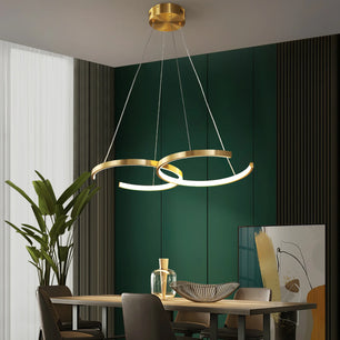 Double Rings Pendant Light