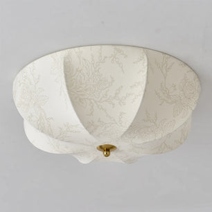 Orchid Fabric Ceiling Lamp