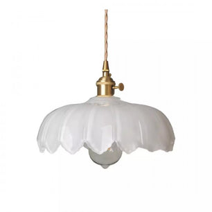 Retro Petal Glass Pendant Light S98