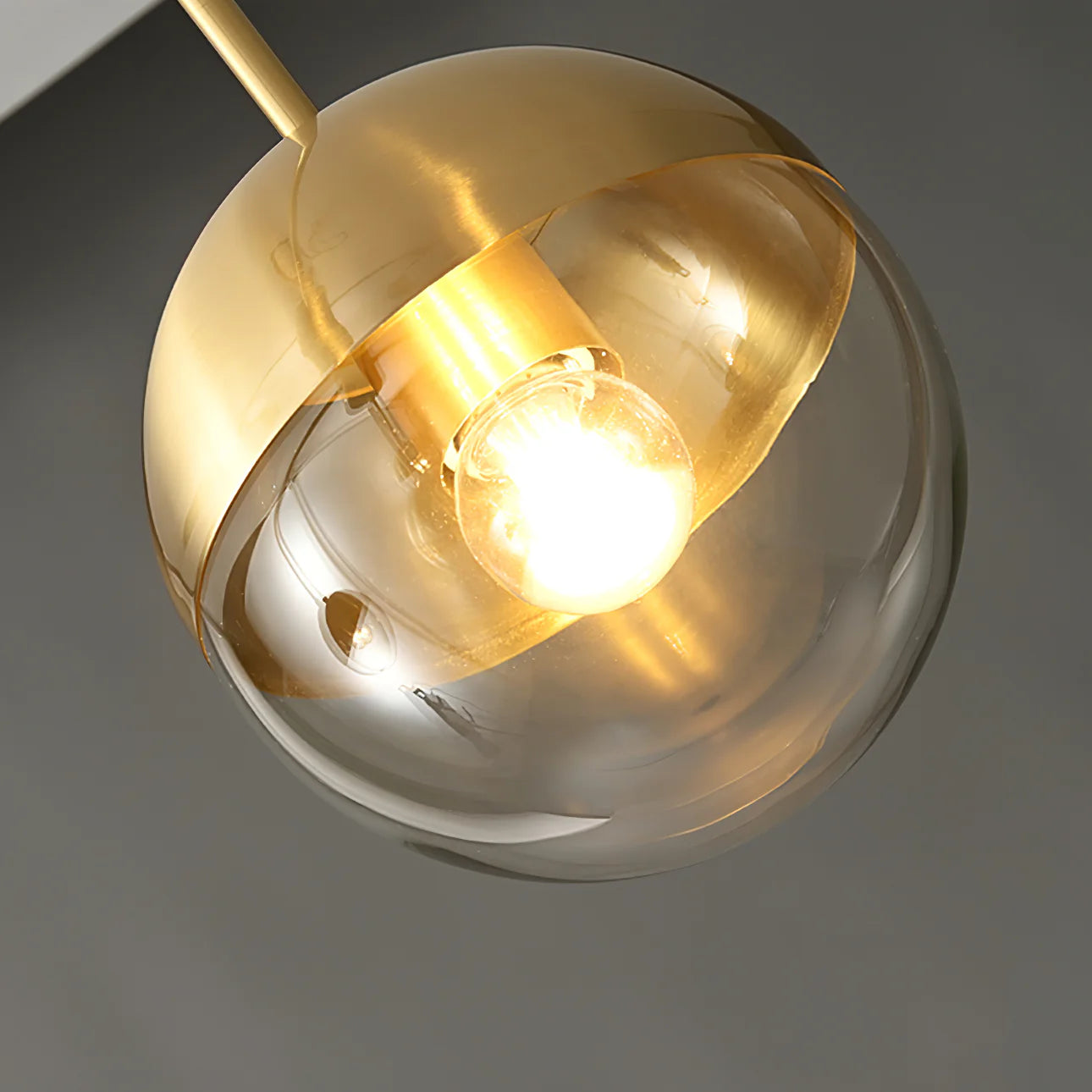 Brass Globulars Ceiling Lamp