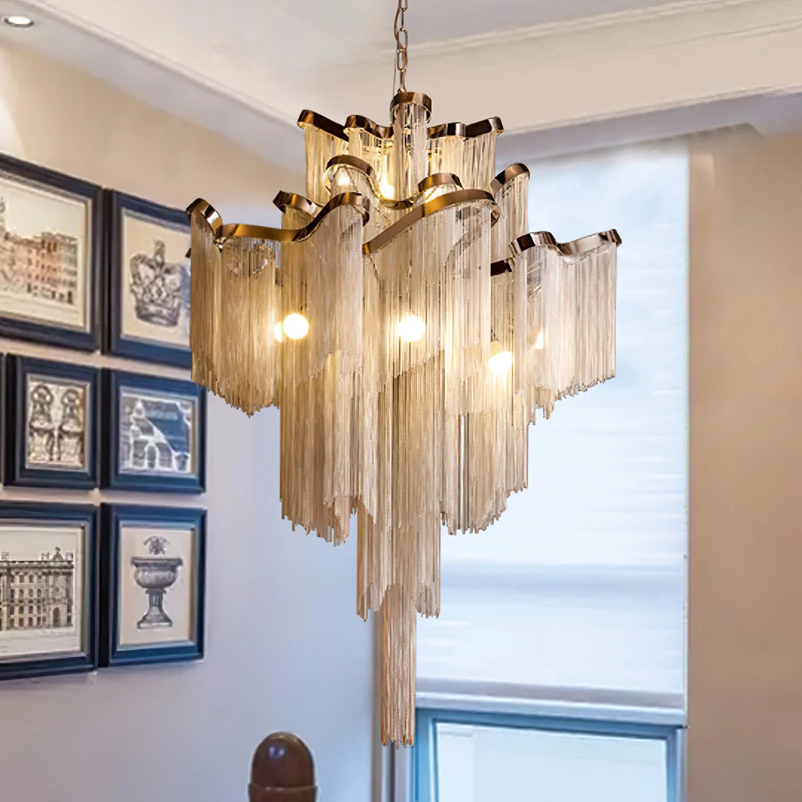 Fringe Chandelier