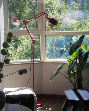 Kaiser Red Floor Lamp