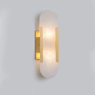 Geometric Harmony Alabaster Wall Lamp