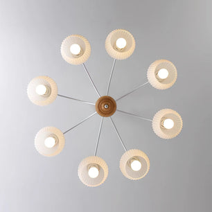 Molecural Wood Chandelier