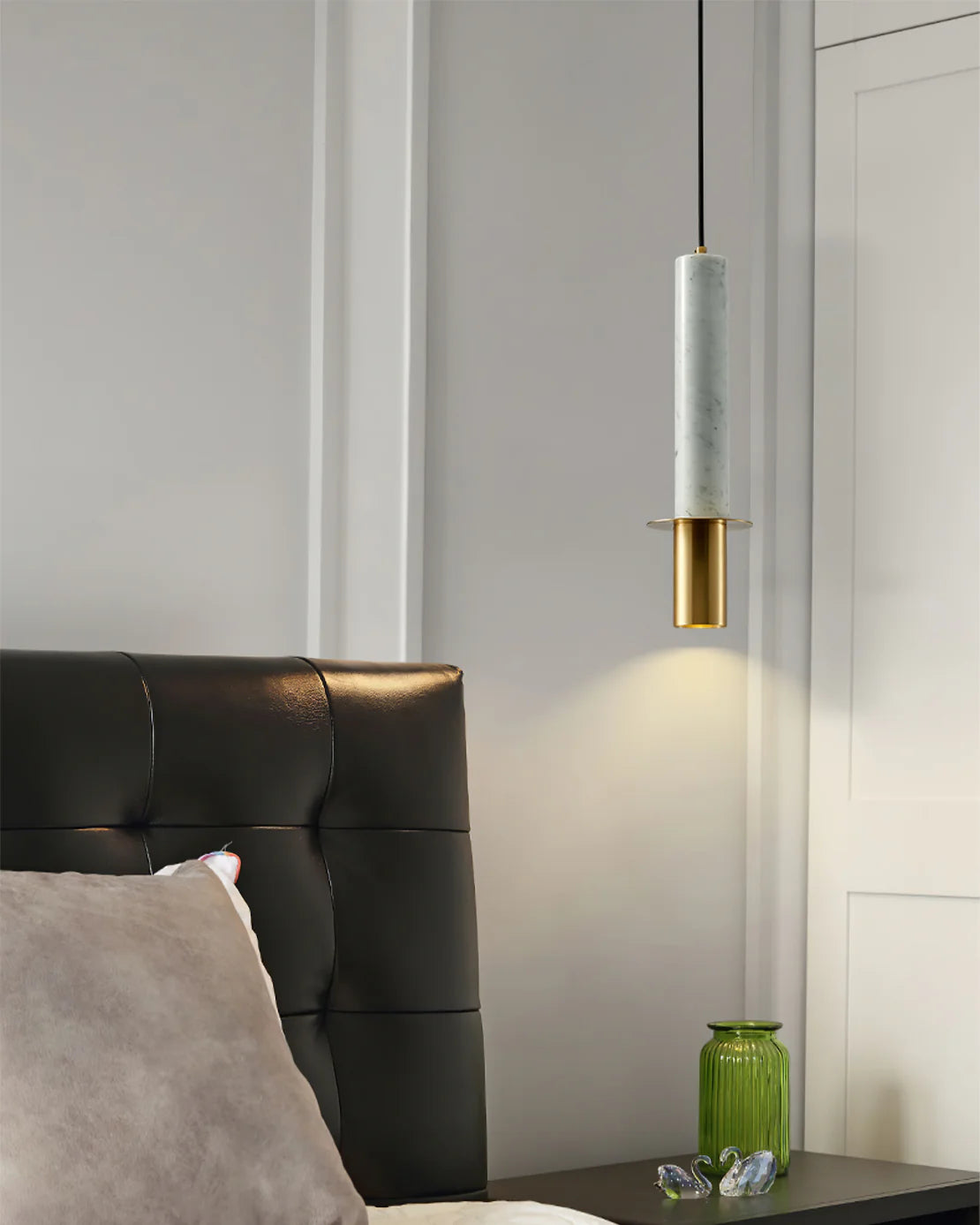 Marble Cylinder Pendant Light