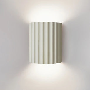 Fluted Resin Wall Lamp