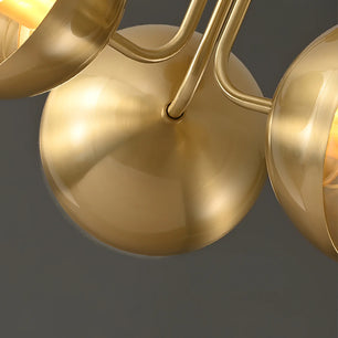 Brass Globulars Ceiling Lamp