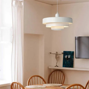 Triple Layer Disc Macaron Cake Pendant Lamp S103