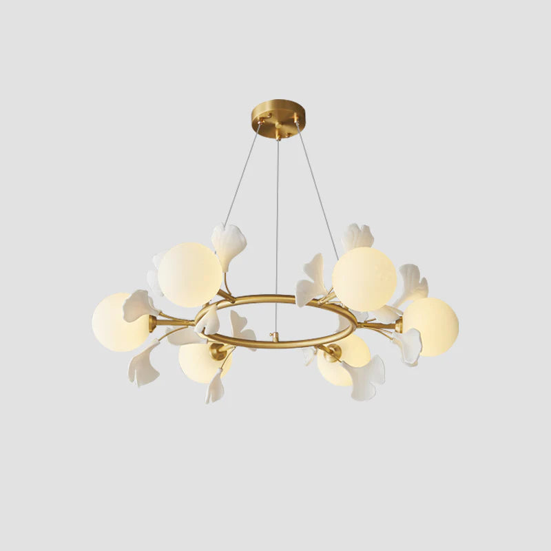 Allanie Gingko Round Chandelier