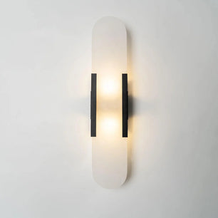 Geometric Harmony Alabaster Wall Lamp