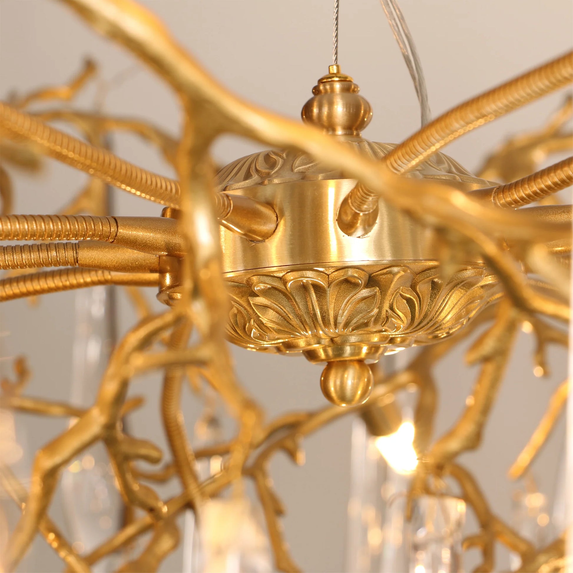 Branchs Brass Chandelier