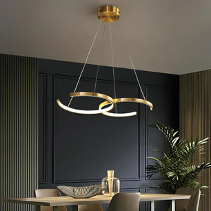 Double Rings Pendant Light