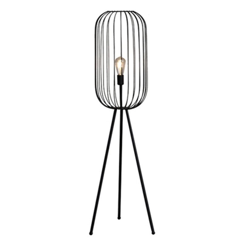 Stripe Cage Floor Lamp