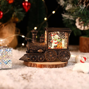 Santa Claus Train Ornamente