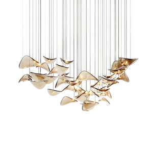 Floating Leaf Chandelier