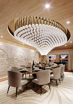 Pearl Wave Bespoke Chandelier