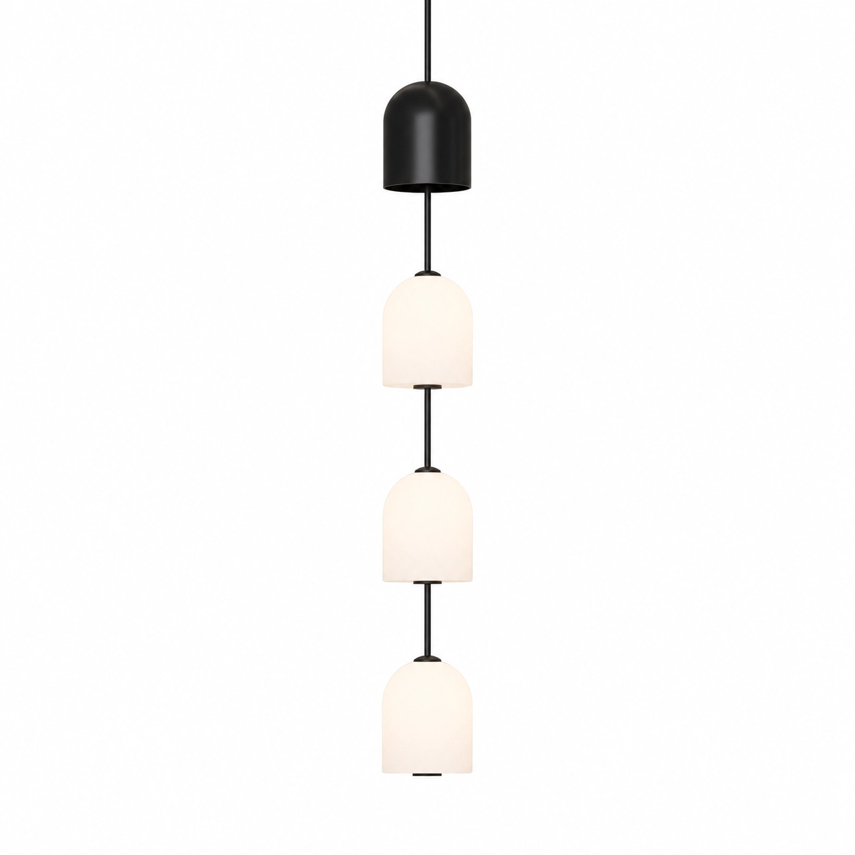 Perla Stacked Glass Pendant Light