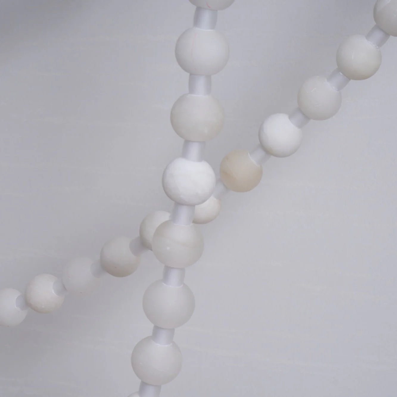 Alabaster Bead Multi-point Pendant Light
