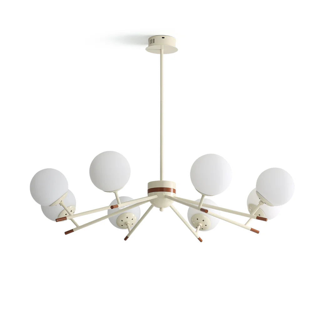 Spherical Beam Chandelier