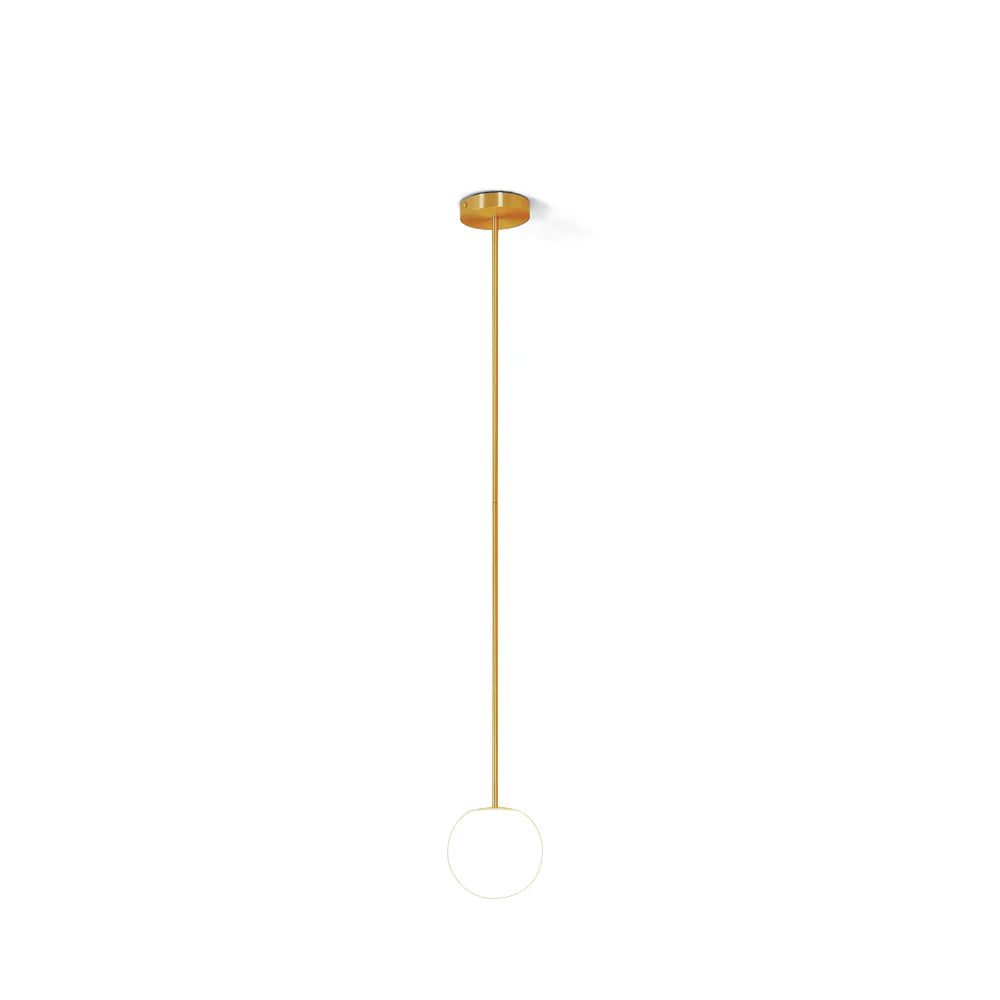 Brass Architectural Pendant Light