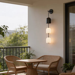 Perla Stacked Glass Sconces