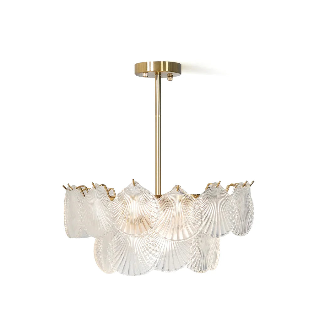 Shell Glass Chandelier