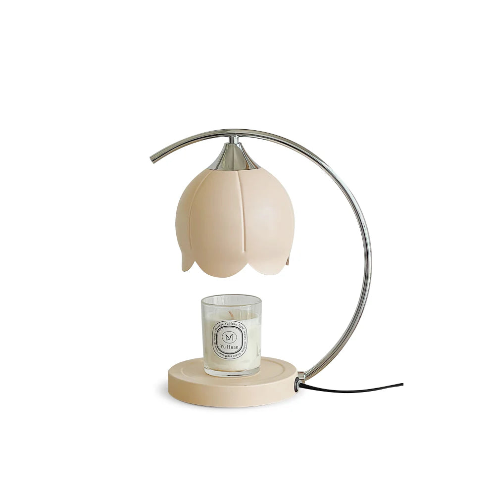 Floral Candle Table Lamp