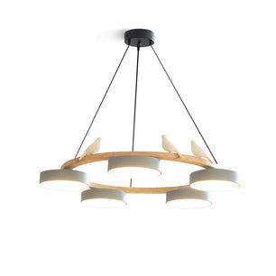 Sienna Bird Round Chandelier