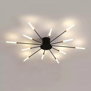 Sputnik Led Fireworks Flush Mount Ceiling Light S40